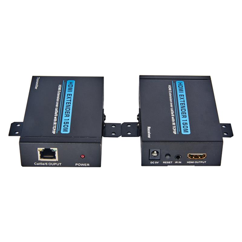 V1.3 HDMI kiterjesztő, 150 m, egyetlen cat5e \/ 6 kábellel, támogatja a Full HD 1080P-t