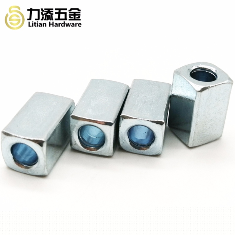 Nem szabványos méretű cink, hosszú sqaure dió