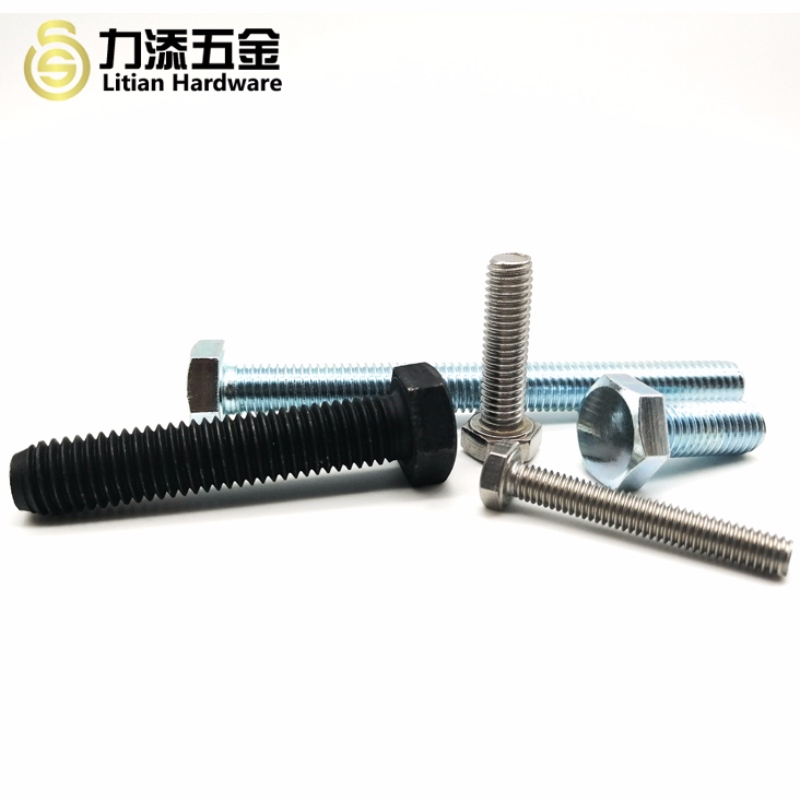 Horganyzott szénacél és rozsdamentes acél különféle méretű csavarok