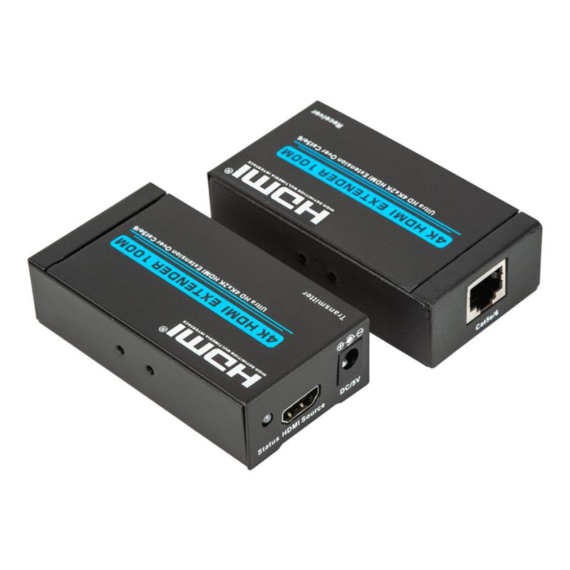 V1.4 4K HDMI Extenter 100m felett egyetlen cat5e/6 kábel Support Ultra HD 4Kx2K/30Hz