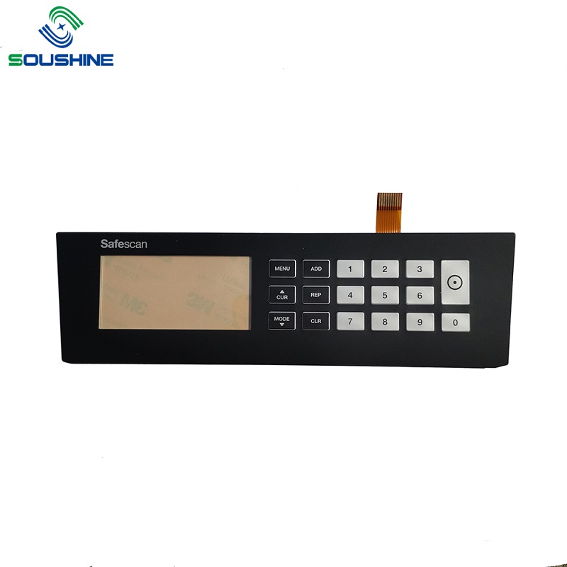 Egyedi membrán- kapcsoló FPC- áramkörrel