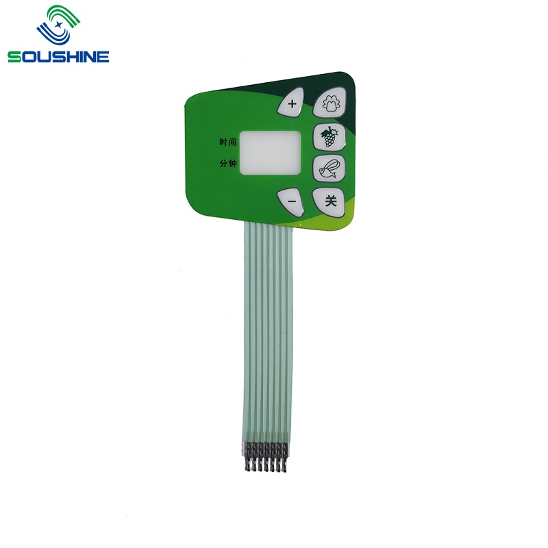 Vámhatóság jó tapintású duraswitch membránkapcsoló átlátszó ablakkal