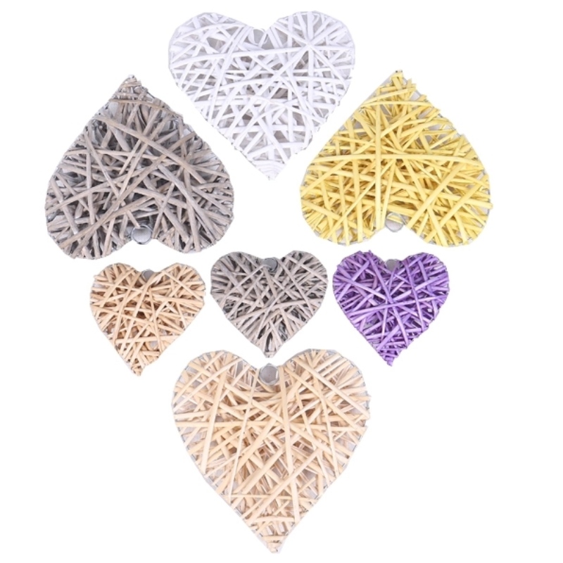 Szív alakú fűzfa fonott mű