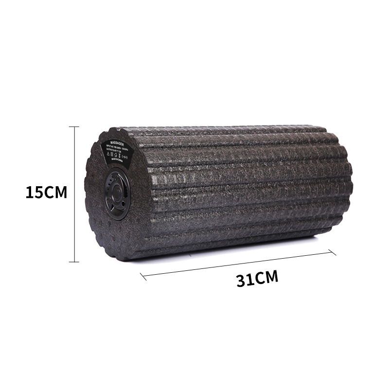 Többfunkciós elektromos vibrációs habgörgő Jóga 5 sebességű masszázshenger