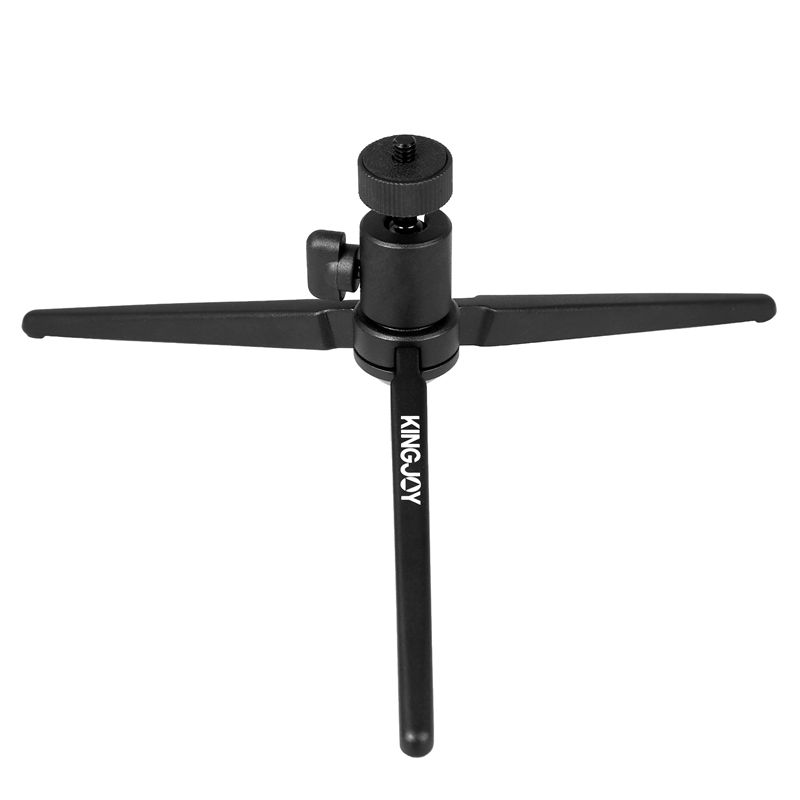 KINGJOY Mini Aluminium Tabletta Kamera Fotó Tripod M5 360 fokozatú forgó labda fejjel