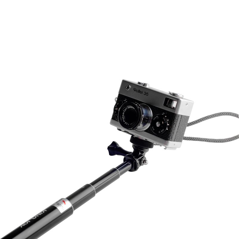 KINGJOY 4-szakaszos alumínium, meghosszabbítható 960 mm hosszúságú digitális fényképezőgép szelfi-bot H096