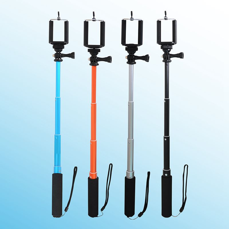 KINGJOY 4-szakaszos alumínium, meghosszabbítható, 500 mm hosszú, digitális fényképezőgép szelfi bot H050