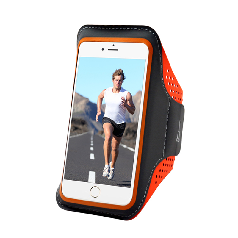 Futás SportsFitness Armband Mobil Holder Lycra Armband