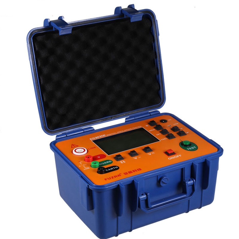 10KV-os nagyfeszültségű digitális szigetelésmérő 1000 G ohm-ig, multiméterrel, USB-vel