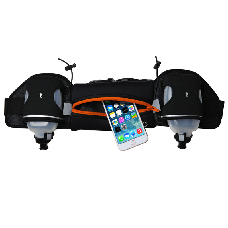 Fanny csomag vizes palacktartóval futó kutya sétáló túra táska férfiak számára