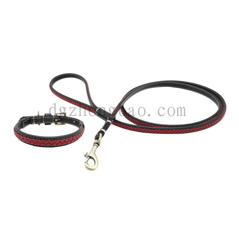 Kiváló minőségű Geninum bőr háziállat és gallér kutyának