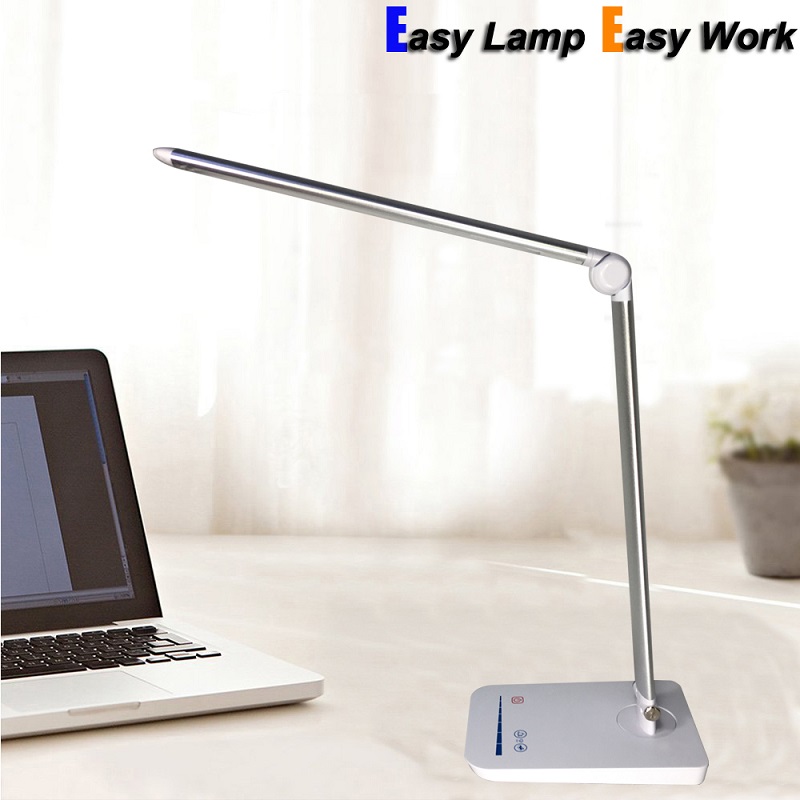 582sc 8W Szabályozható Led Table Reading Light Folding Led Desk lámpa újratölthető