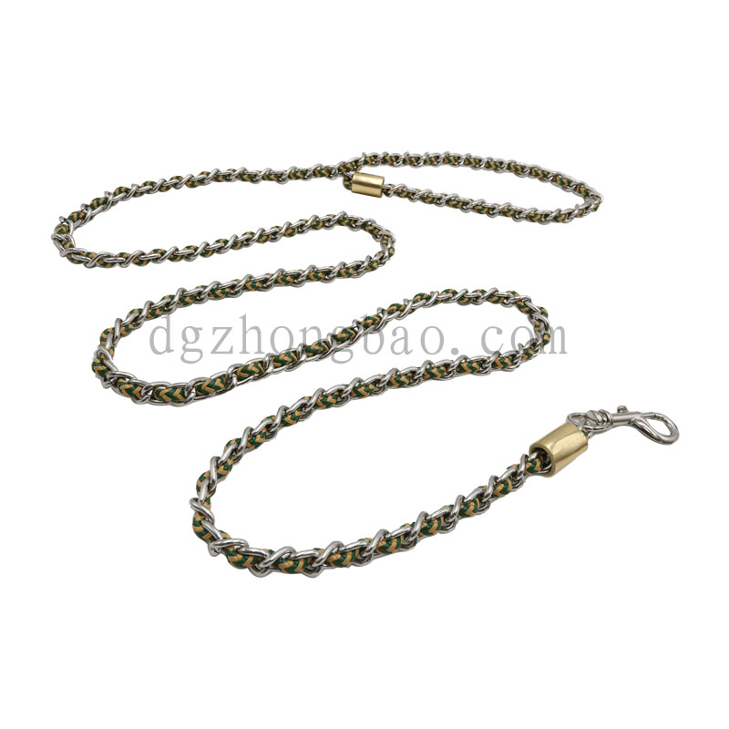 Bőrkötél kopásálló házi kedvenc vontatókötél