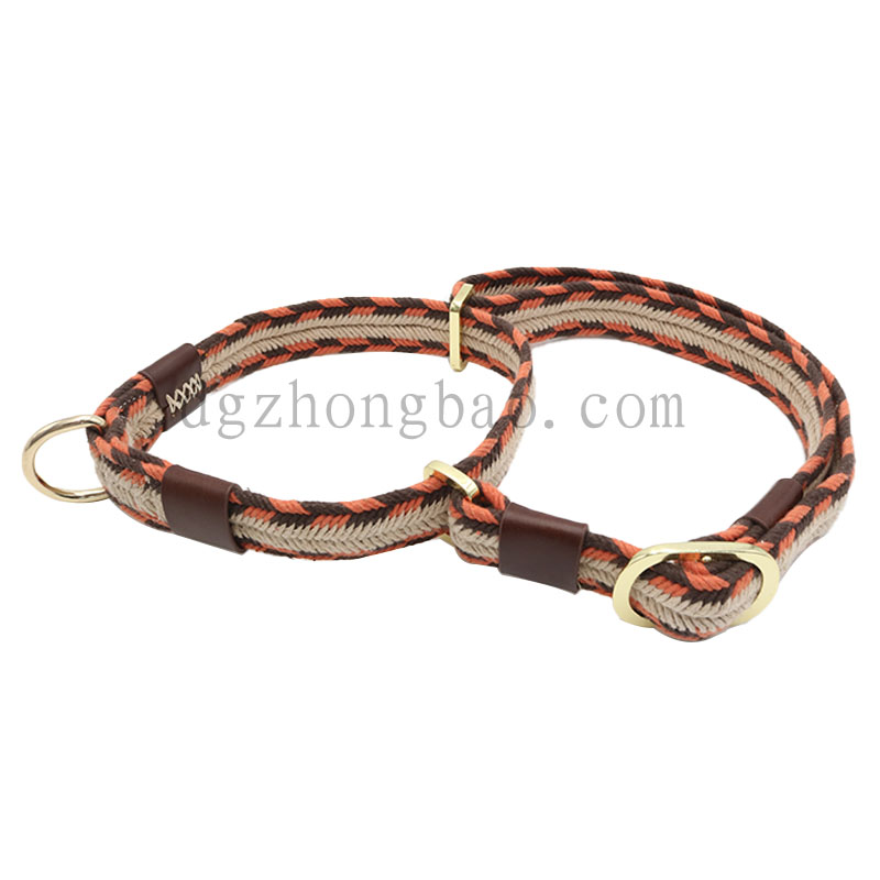 Kedvezményes házi nyakörvek és póráz színkontraszt kötés