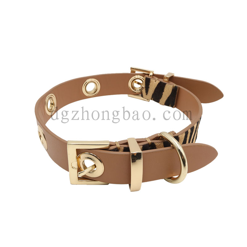 Kedvtelésből tartott póráz, megfelelő ló bőrből készült, stílusos, eredeti kutyagallér