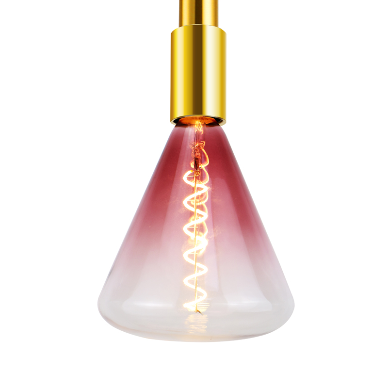 TITA Rózsaszín 4 watt környezetbarát 2200k LED spirál izzólámpa