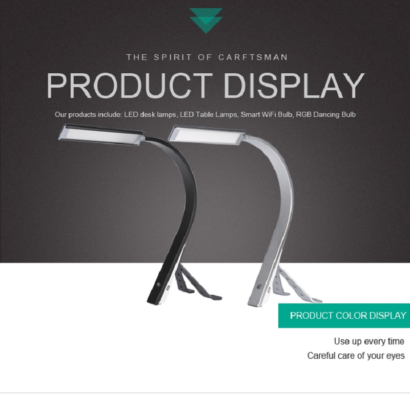 525 Flexible LED Desk Reading Light Touch Lamp for Computer Lap top Bedside SMD2835 LED Eye Daylight Lighting