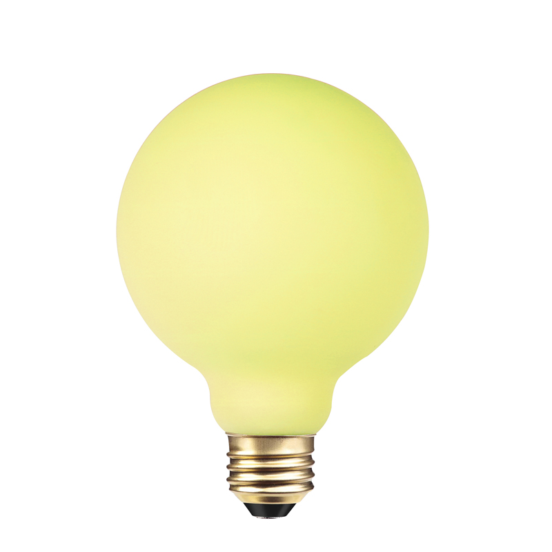 G150 Balett sötét rózsaszín díszítésű spirál izzólámpa