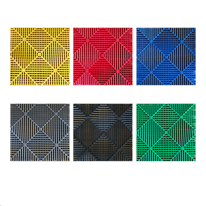 Belső reteszelő padlóburkolat-elválasztó padlóburkoló padlóburkolat padlóburkolat Plastic Vinyl Garage padlóburkolat