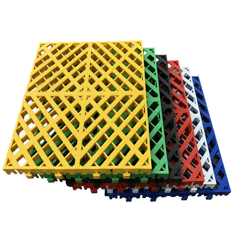 M méret PP egymásba fonódó lábtörlő csúszásgátló műanyagdugó elválasztó vízelvezető garázs padlóburkolólapok