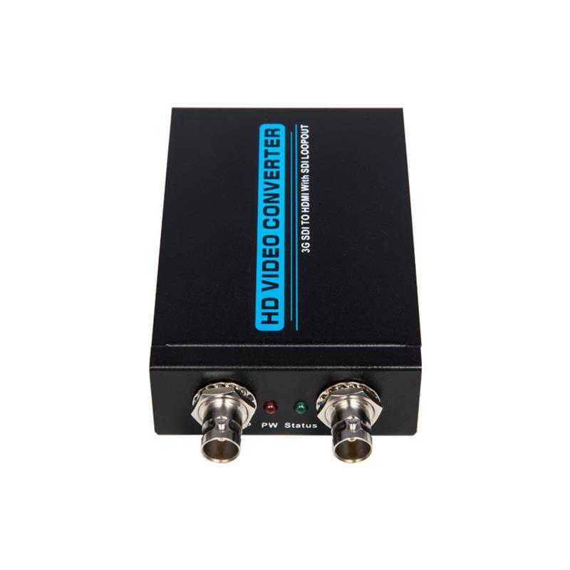 SD \/ HD \/ 3G SDI – HDMI SDI Loop out Converter 1080P konverterrel