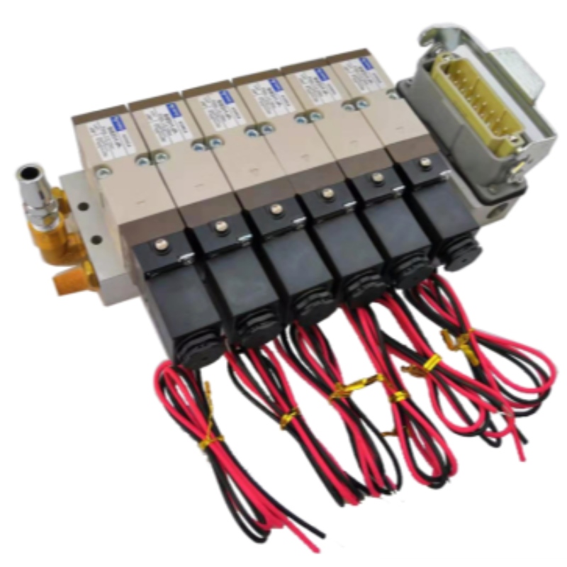 Busz lemez szolenoid szeleppel