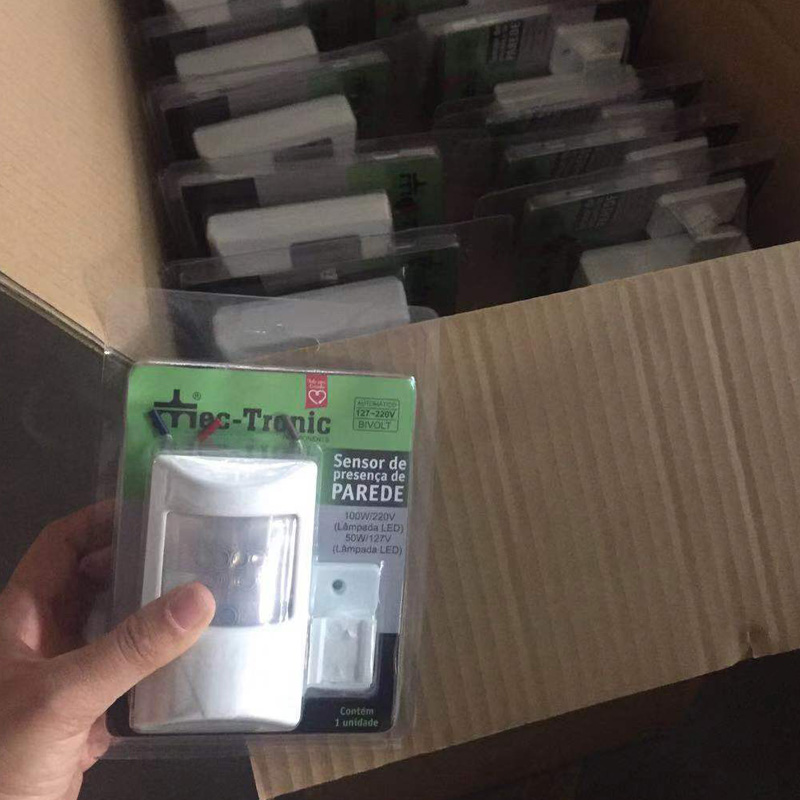 P20 belső PIR érzékelő kapcsoló, 12M (40 láb), 1200 W-ig