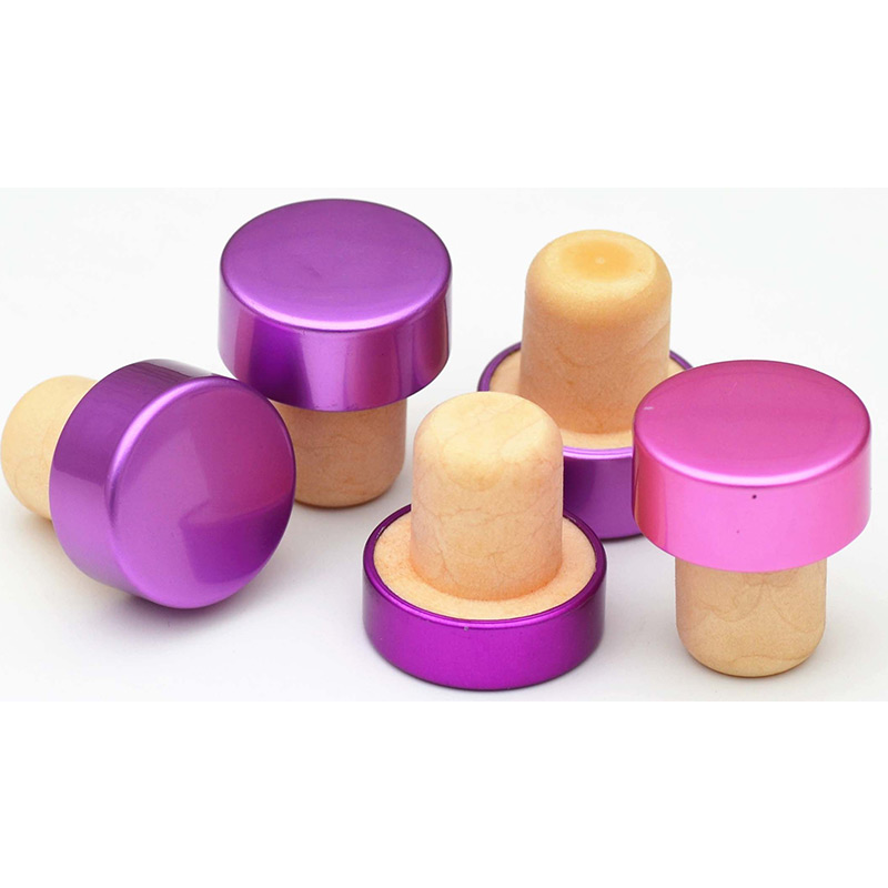 borosüveg dugó anoxidált alumínium kupak 2