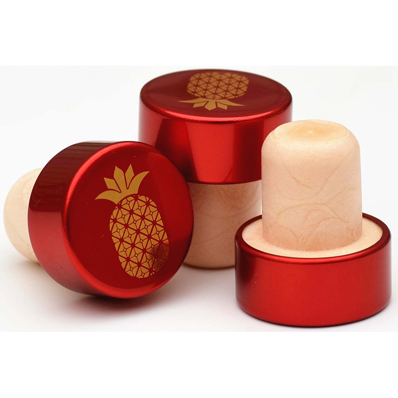 borosüveg dugó anoxidált alumínium kupak 3