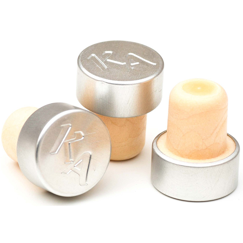 borosüveg dugóval bevont alumínium kupak 2