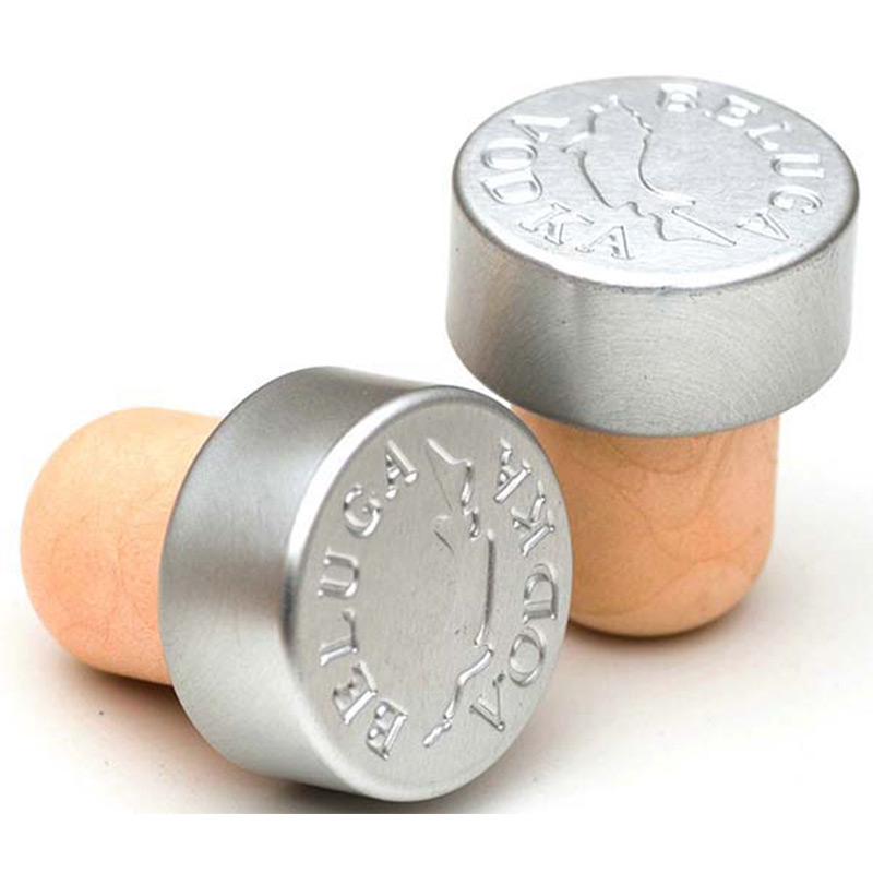 borosüveg dugóval bevont alumínium kupak 8