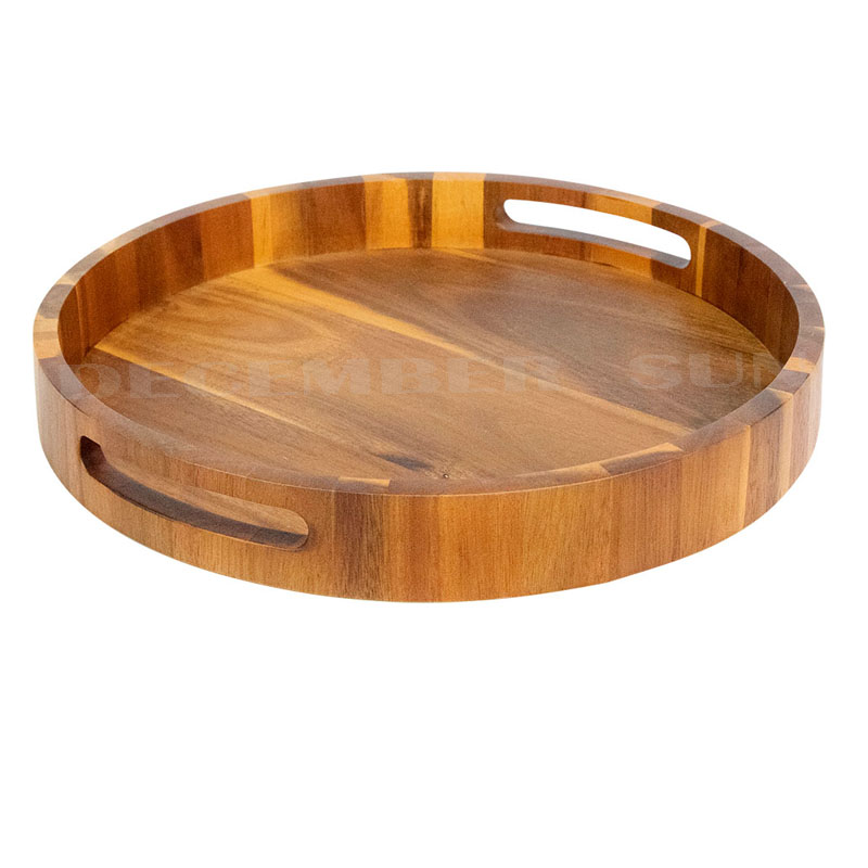 Bambusz fából készült tálca