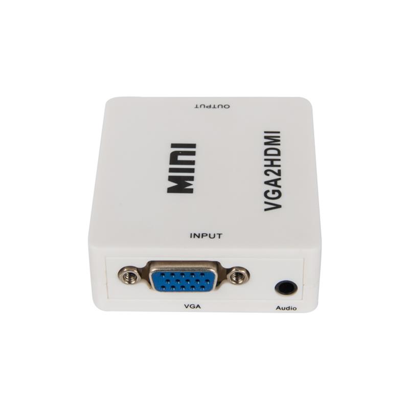 Mini Size VGA+Audio HDMI konverter 1080P- nek