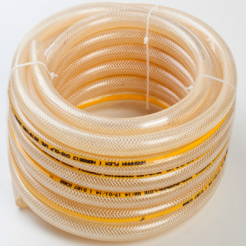 Színes, jó minőségű pvc nagynyomású megerősített rost tömlő