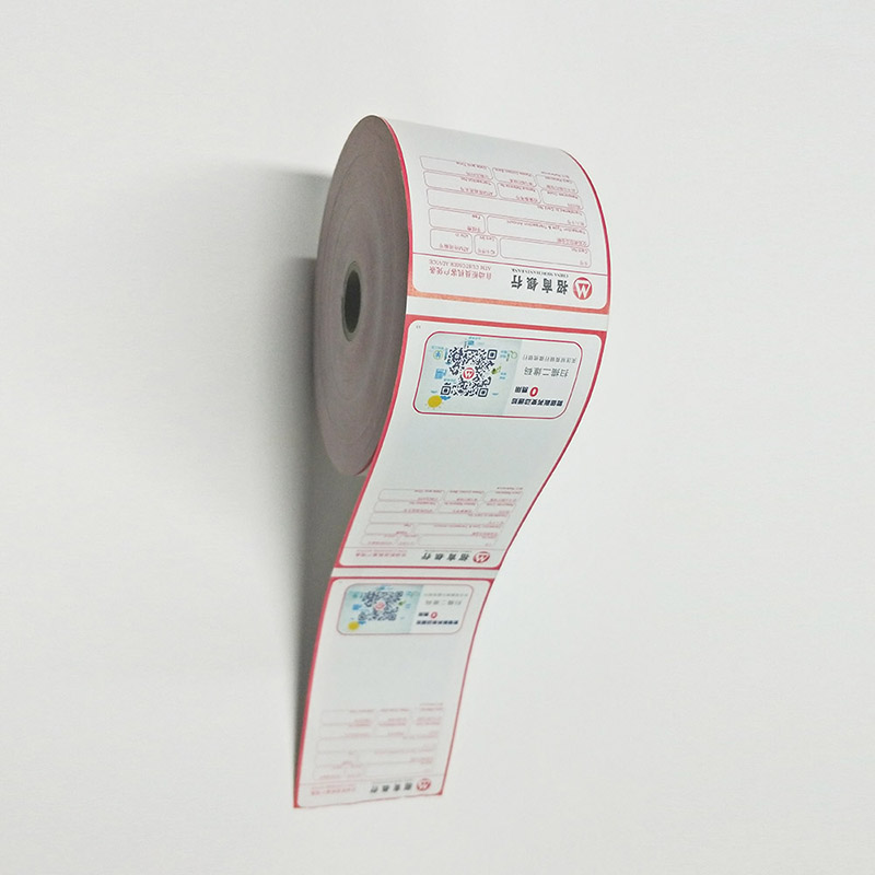 80 mm szélességű nyomtatott hőpapír tekercs ATM-gépekhez