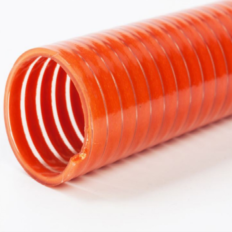 Forró eladás Kínában gyártott, színes, nagynyomású, hullámos szívó Helix tömlő