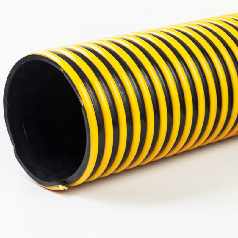 Jó minőségű színes hullámos szívótömlő \/ rugalmas pvc szívótömlő \/ víztömlő
