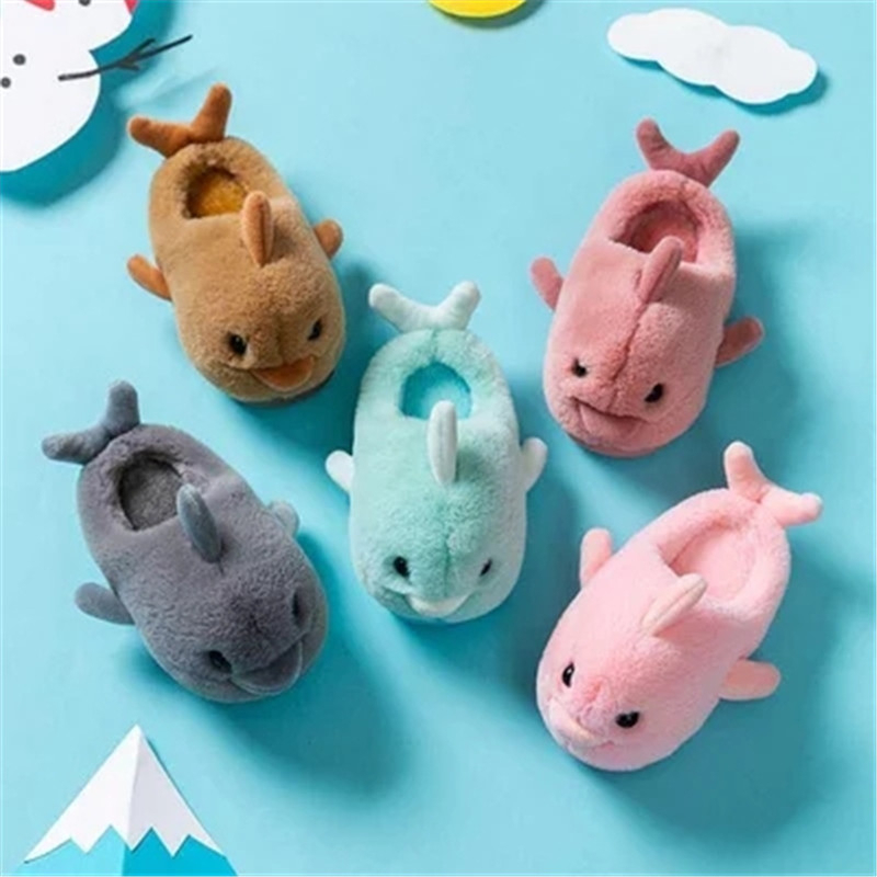 Gyerek beltéri prémes papucs