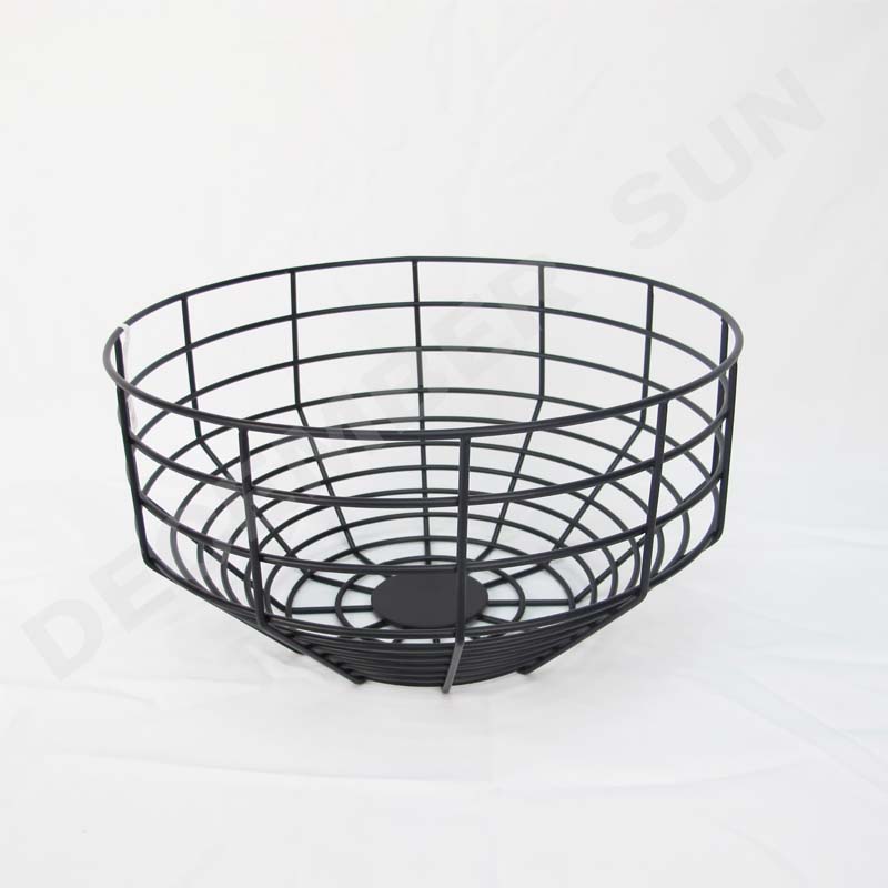 Kerek gyümölcsfém kosár