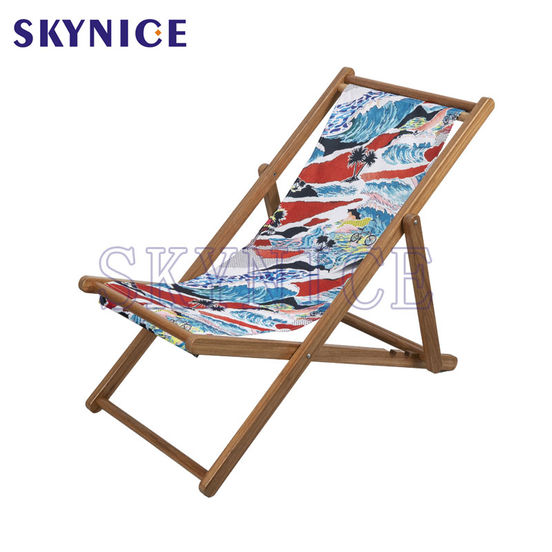 Egyedi Dimenzions Wood Beach Canvas szék