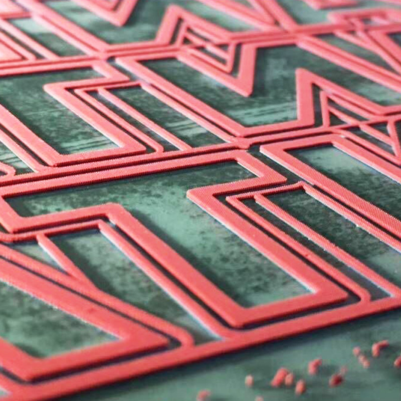 Vastag lemez termikus transzfer címke