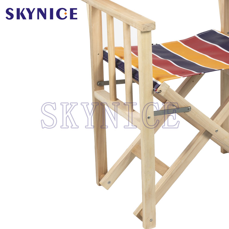 Kiváló minőségű fa hajtogatható vászon rendező szék