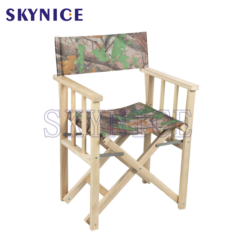 Kültéri fa kemping piknik szék