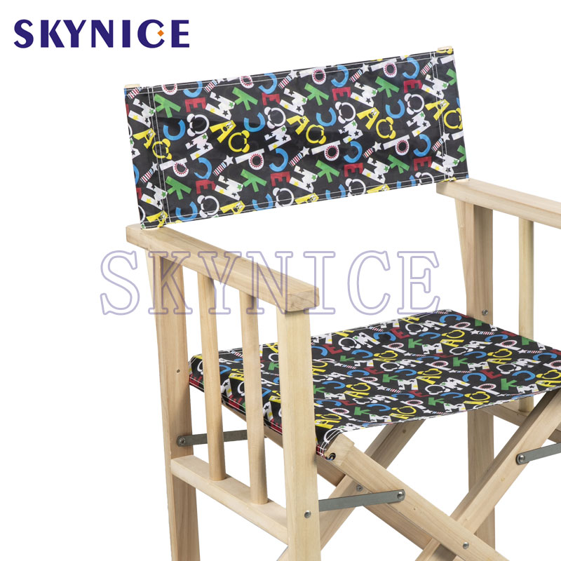 Gyári testreszabott fa hajtogatható igazgatói szék