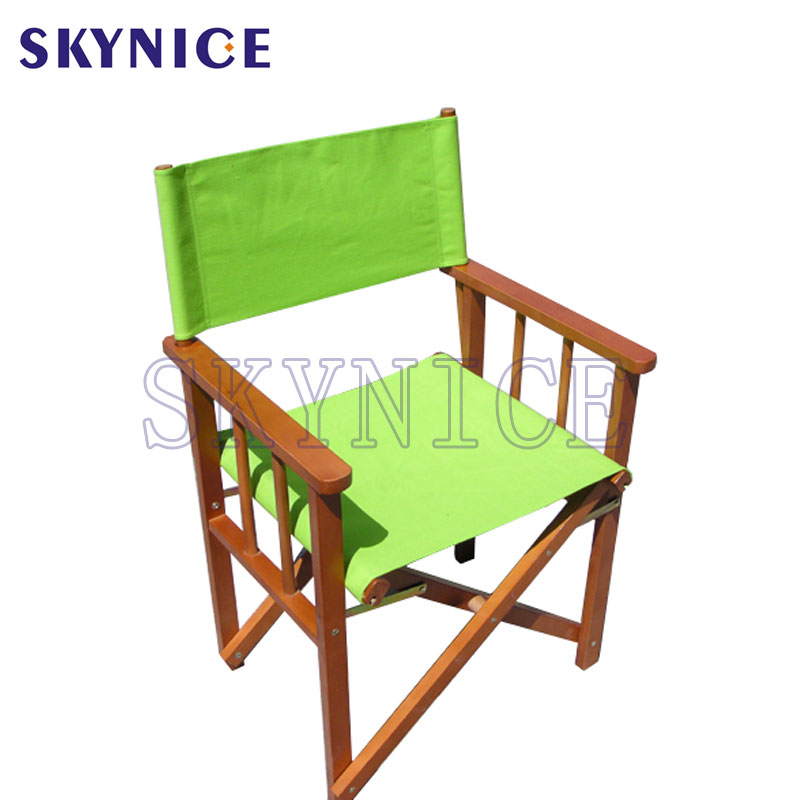 Fa összecsukható igazgatói szék karfa behajtható hordozható üléssel