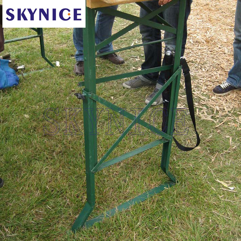 Kültéri összecsukható bútor fa sör asztalkészletek