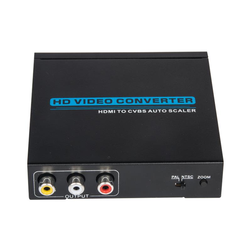 Kiváló minőségű HDMI-AV / CVBS konverter Auto Scaler 1080P