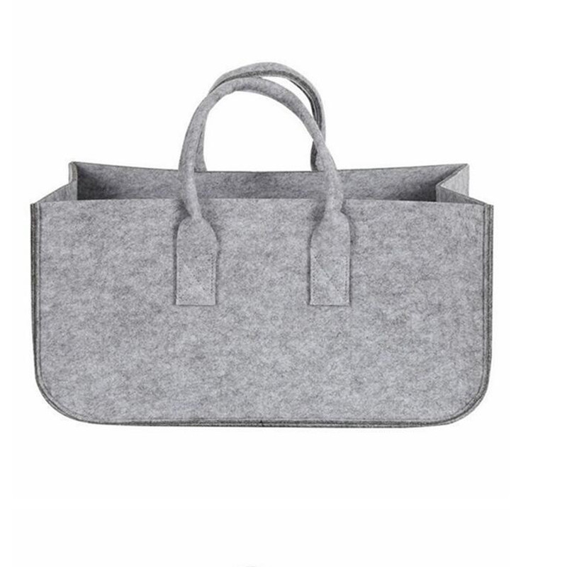 Nagykereskedelmi újrahasznosítható testreszabható kialakítású, összecsukható filc tároló táska