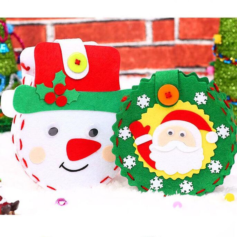 Karácsonyi kézzel készített DIY filc táska