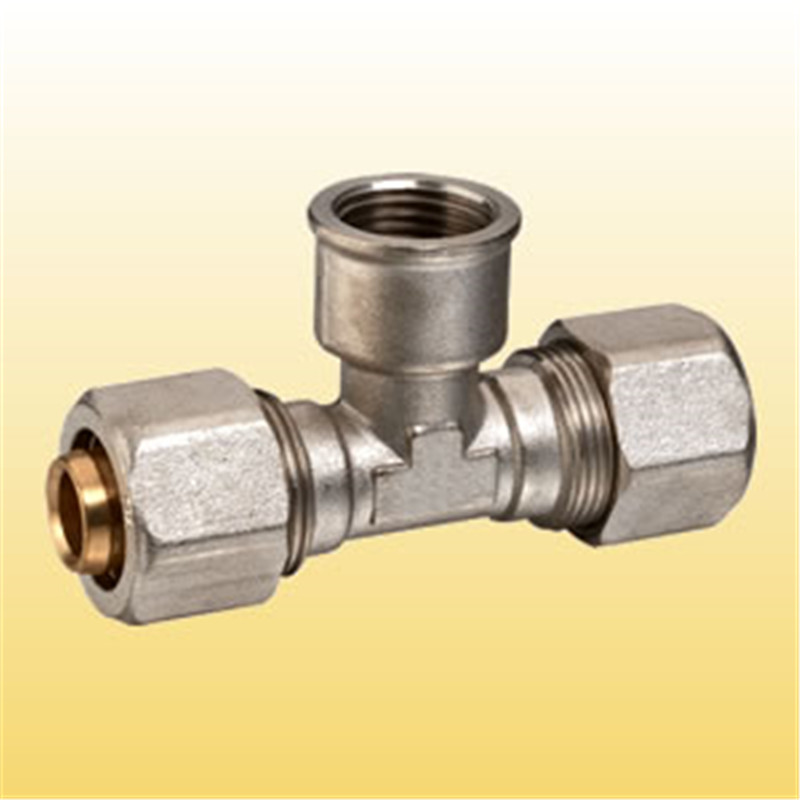 Női Tee 25 mm-es pex-al-pex csőszerelvények